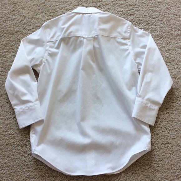GAP Kids Non-Iron Solid Poplin Shirt - Picture 3 of 3